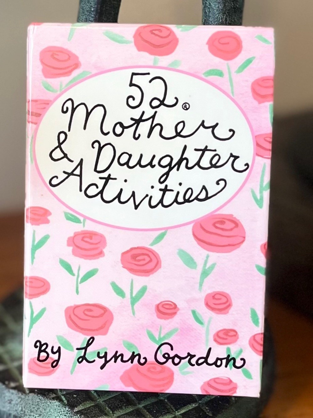 Chronicle Books Pink Floral "52 Mother & Daughter Activities" Deck
